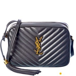 Saint Laurent Lou Quilted Leather Crossbody Bag, color Storm